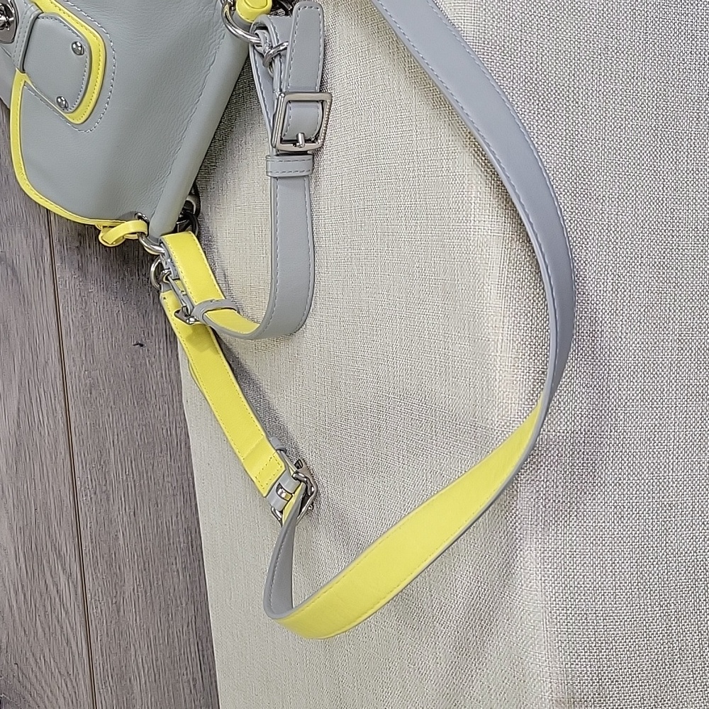 Coach Gray and Yellow Crossbody Bag - Picture 6 of 14
